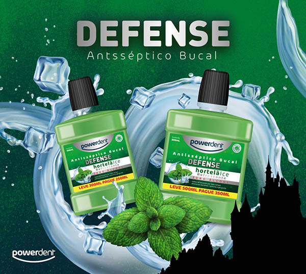 Enxaguante Defense Powerdent